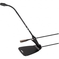 SHURE CVG12DRS-B/C конденсаторный кардиоидный микрофон 12'.2 гибких секции, встроеный преамп, с подставкой, черный, кольцо, mute - фото 91318