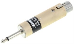 SHURE A85F линейный адаптер, микрофонный преобразователь низкого/высокого импедансов, разъемы XLR - Jack - фото 91394