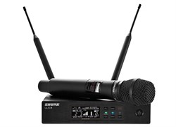 SHURE QLXD24E/SM87 G51 вокальная радиосистема с ручным передатчиком SM87, частоты 470-534 MHz - фото 91574