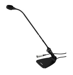 SHURE CVG18D-B/C конденсаторный кардиоидный микрофон гусиная шея на подставке, длина 45 см. - фото 91678