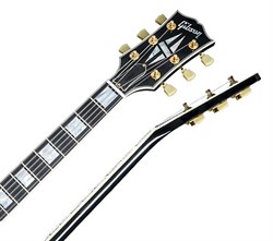GIBSON CUSTOM CS-356 EBONY полуакустическая электрогитара с кейсом, цвет черный, фурнитура Gold - фото 91818
