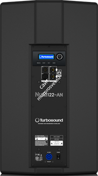 Turbosound NuQ122-AN 2-полосная активная АС, 12"+1" рупор 70°Hx70°V, усилитель 2500Вт с DSP KLARK TEKNIK и сетью ULTRANET, дисплей LCD 128x32, 20 пресетов (19 пользовательских). 55-18000Гц (-3дБ), 128дБ пик. 8 точек подвеса М10, адаптер 35мм, 656x374x340м - фото 9186