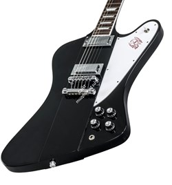 GIBSON FIREBIRD 2018 EBONY электрогитара с кейсом, цвет черный, фурнитура хром - фото 91890