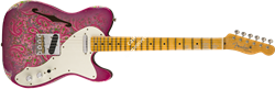 FENDER LIMITED EDITION RELIC 50S THINLINE TELE - PINK PAISLEY электрогитара RELIC 50S THINLINE TELE, розовый пэйсли - фото 92047