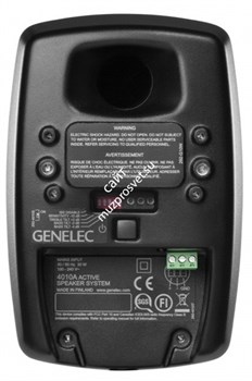 Genelec 4010AM активная 2-полосная АС, НЧ 3" 25Вт, ВЧ 0.75" 25Вт. Вход: Euroblock 10кОм, балансный. Настенное крепление в комплекте. Макс. SPL 96 дБ, 67Гц-25кГц (±6 дБ). Кроссовер 3кГц. Габариты (ВхШхГ): 181х121х115мм. Вес 1.5кг. Черная - фото 9206