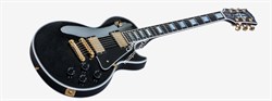GIBSON CUSTOM LES PAUL CUSTOM EBONY LIMITED RUN электрогитара с кейсом, цвет черный. - фото 92132