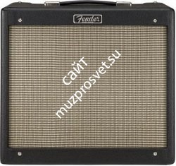 Fender Blues Junior IV, Black ламповый гитарный комбо 15Вт, 2 x EL84, 3 x 12AX7, 1х12'' Celestion, ревер, футствич - фото 92804