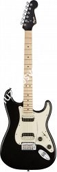 Fender Squier Contemporary Stratocaster HH, Maple Fingerboard, Black Metallic Электрогитара, звукосниматели HH, цвет черный мет. - фото 92972