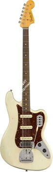 FENDER 2018 JOURNEYMAN RELIC® BASS VI - AGED OLYMPIC WHITE Электрогитара с кейсом, цвет кремовый - фото 93335