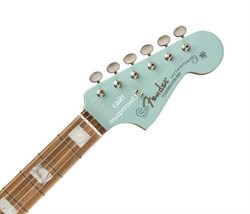 FENDER 60TH ANN JAZZMASTER PF DPB Электрогитара, цвет бирюзовый. Юбилейная модель. - фото 93449