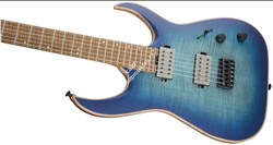 JACKSON MM JUGGERNAUT HT 6 FM LGNA BRST Электрогитара именная Misha Mansoor, цвет синий санберст - фото 93707