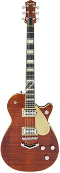 GRETSCH G6228FM PRO PE JET BT BBN электрогитара, топ огненный клен, цвет красный матовый - фото 93879