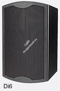 Tannoy Di6 DCt Черная пассивная 2-полосная всепогодная АС. Номинальная/программная/пиковая мощн. 90 / 180 / 360 Вт  Сопр.  8Ом.  Трансформатор - переключатель 70В/100В, 60 W /30W / 15W / 7.5W /  низкоомная нагрузка 6,5'' - DualConcentric. Диапазон 75Гц-30 - фото 9412