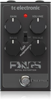 TC ELECTRONIC FANGS METAL DISTORTION напольная педаль эффекта дисторшн - фото 94304