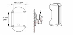 Turbosound IMPACT TCI52-T-WH (цена за пару) настенная АС, 5"+1", 43Гц-20кГц -10дБ, 100°Hx70°V, 16Ом/70В/100В, 60/30/15/7,5Вт, 240Вт пик, цвет белый, 2 x M6, 300 x 164 x 158 мм, 3,5 кг - фото 9434
