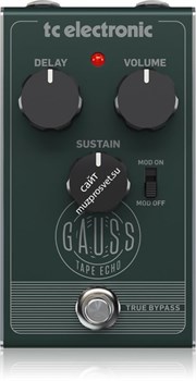 TC ELECTRONIC GAUSS TAPE ECHO напольная педаль эффекта дилэй - фото 94485