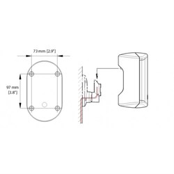 Turbosound IMPACT TCI32-T-WH (цена за пару) настенная АС, 3,5"+1", 70Гц-20кГц -10дБ, 120°Hx100°V, 16Ом/70В/100В, 30/15/7,5/3,75Вт, 120Вт пик, цвет белый, 2 x M6, 240 x 145 x 148 мм, 2,8 кг - фото 9453