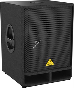 Behringer VQ1500D активный сабвуфер 15" 200/500Вт 40-200Гц 122дБ, стерео-кроссовер ФВЧ 100Гц, ФНЧ 70-150Гц моно, BOOST 40-90 Гц - фото 9479