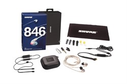SHURE SE846-CL+BT1-EFS премиальные беспроводные внутриканальные Bluetooth наушники, прозрачные. - фото 95046