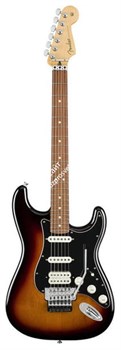 FENDER PLAYER STRAT FR HSS PF 3TSB Электрогитара, цвет санберст, HSS, Floyd Rose - фото 95393