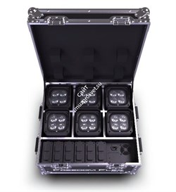 CHAUVET-DJ Freedom Flex H4 IP X6 Комплект из 6 светодиодных светильников Freedom Flex H4 IP в транспортировочном кейсе - фото 95529