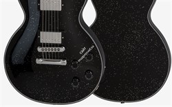 GIBSON CUSTOM Les Paul Custom Moonless Night Sparkle CH электрогитара, цвет Moonless Night, кейс в комплекте - фото 95666