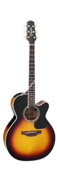 TAKAMINE PRO SERIES 6 P6NC BSB электроакустическая гитара типа NEX CUTAWAY с кейсом, цвет санбёрст - фото 95682