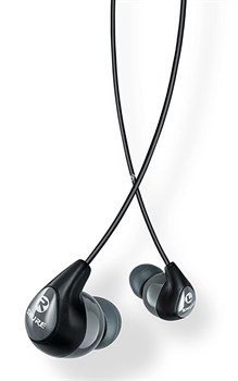 SHURE SE112-GR-EFS наушники внутриканальные (наушники вставные) с одним динамическим драйвером, цвет серый - фото 95773
