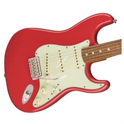 FENDER 60S STRAT LACQUER PF FRD Электрогитара, 60S Страт, цвет красный - фото 95807
