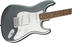FENDER SQUIER AFFINITY STRAT LRL SLS электрогитара Stratocaster, накладка - лаурэль, цвет серебристый - фото 96020