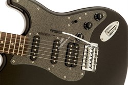 FENDER SQUIER AFFINITY STRATOCASTER HSS LRL MONTEGO BLACK METALLIC электрогитара, накладка лаурэль, цвет черный - фото 96029