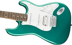 FENDER SQUIER AFFINITY STRAT HSS RCG LRL - электрогитара Stratocaster, HSS, накладка лаурэль, цвет зеленый металлик - фото 96065