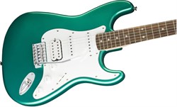 FENDER SQUIER AFFINITY STRAT HSS RCG LRL - электрогитара Stratocaster, HSS, накладка лаурэль, цвет зеленый металлик - фото 96066