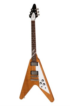 GIBSON Flying V Antique Natural электрогитара, цвет натуральный, в комплекте кейс - фото 96127