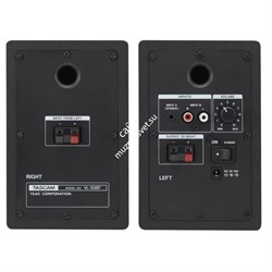 Tascam VL-S3BT активные студийные мониторы НЧ 3",  с BLUETOOTH RECEIVER усилитель 14 Вт + 14 Вт, 80 Гц - 22 кГц , разъёмы RCA и stereo mini-jack, 110 mm ? 170 mm ? 138 mm, вес активной 1.1 кг., пассивной  1.0 кг.. - фото 9617
