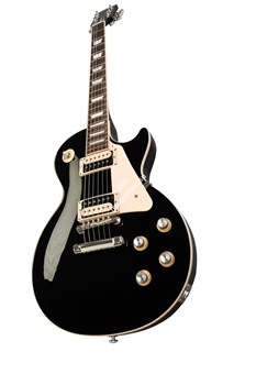 GIBSON Les Paul Classic Ebony электрогитара, цвет черный, в комплекте кейс - фото 96244