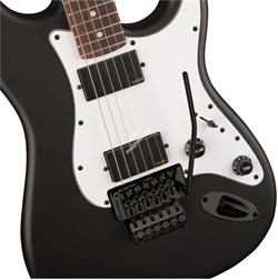 Fender Squier Contemporary Active Stratocaster HH, Flat Black Электрогитара, активные звукосниматели HH, Floyd Rose, черная - фото 96282