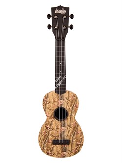 KALA KA-SU-CAMO Kala Ukadelic Camo, Soprano укулеле, форма корпуса - сопрано, цвет черный, рисунок 'Camo' на верхней деке - фото 96717
