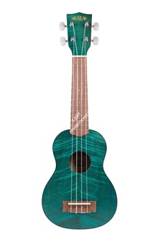 KALA KA-SEMB Kala Soprano Exotic Mahogany Blue Ukulele укулеле, форма корпуса - сопрано, цвет морской волны - фото 96809