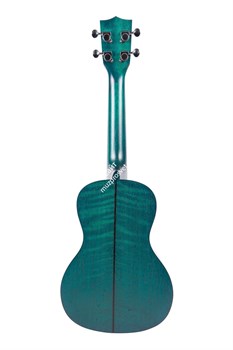 KALA KA-CEMB Kala Concert Exotic Mahogany Blue Ukulele укулеле, форма корпуса - концерт, цвет морской волны - фото 96821
