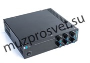 Миниатюрный настольный / настенный Public Address микшер - усилитель 180W/100V, 2Aux in – 2 х 2RCA, Mic In – XLR/TSR 6,35mm