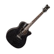 Dean EQA TBK - электроакустическая гитара,EQ,тюнер,корпус ясень, цвет черный