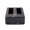 Fujimi 2AHDBT-401USB Зарядное устройство USB для двух АКБ GP H4B(GoPro4) - фото 109314