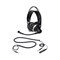 AKG HSC171 - закрытая гарнитура с конденсаторным микрофоном, наушники K171, без кабеля - фото 156372