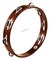 MEINL TA1AB TRADITIONAL WOOD TAMBOURINE, STEEL JINGLES тамбурин, цвет коричневый - фото 163984