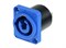 Разъем PowerCon® панельный, входной (синий), 20 A / 250 В, без изолирующих перегородок - фото 199923