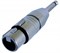 Адаптер XLR 3 контакта гнездо - Моно JACK 1/4" штекер - фото 202314