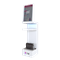 Бесконтактный санитайзер (дезинфектор) для рук с информационным видеоэкраном и дистанционным измерением температуры тела человека - фото 206026