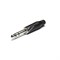 Amphenol ACPS-GB - 1/4" (6.35 мм) Phone стерео штекер на кабель, черненый корпус, - фото 22523