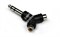 INVOTONE AD220 - переходник 2 RCA мама <>6.35мм стерео джек папа, корпус пластик - фото 22854